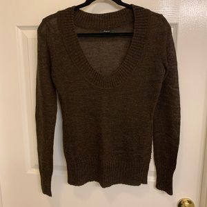 Express Brown Sweater Medium